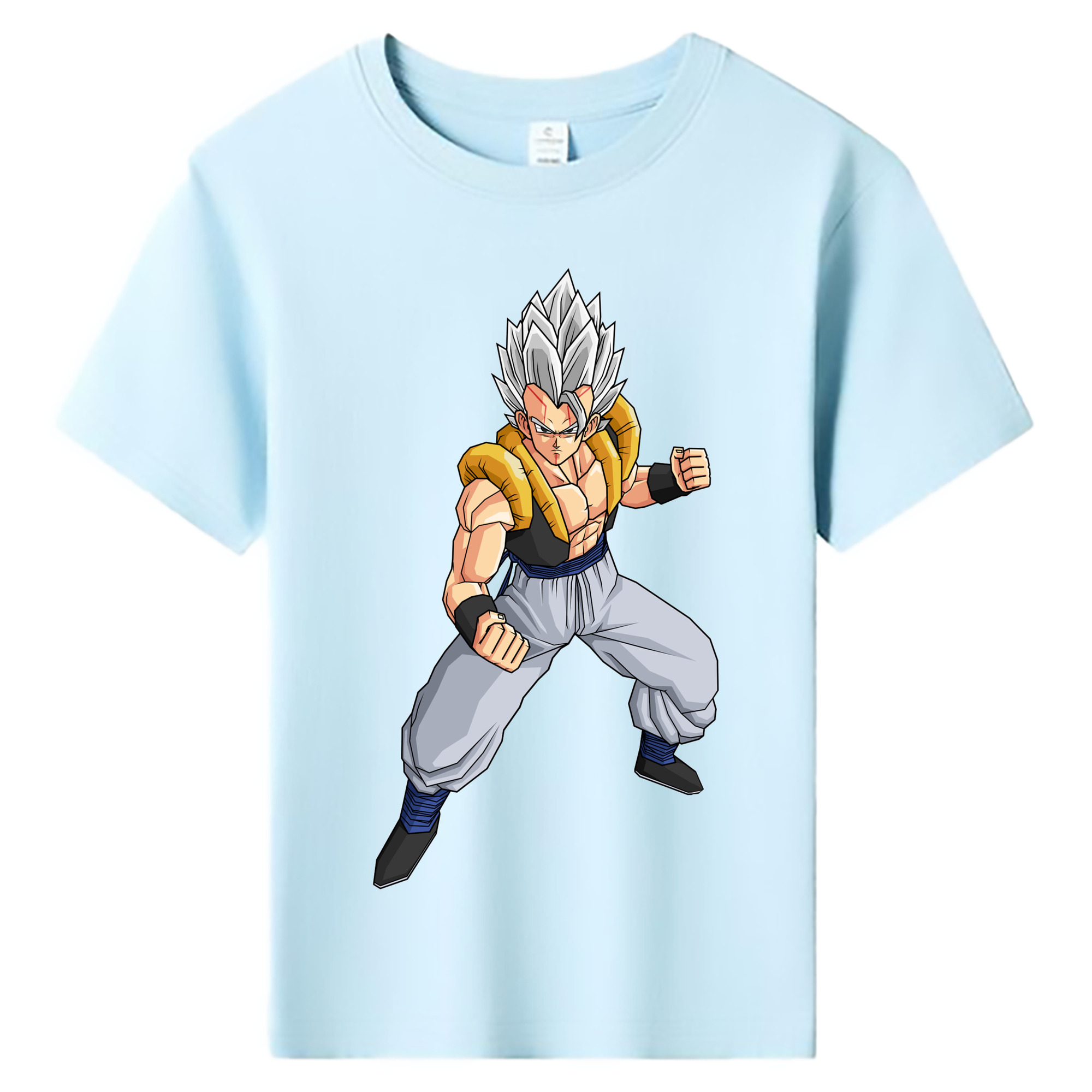 （画像用） ドラゴンボール ベジータ四世（Bejīta Yonsei）DRAGON BALL Vegeta IV 綿100％キッズTシャツ（フロントプリント）